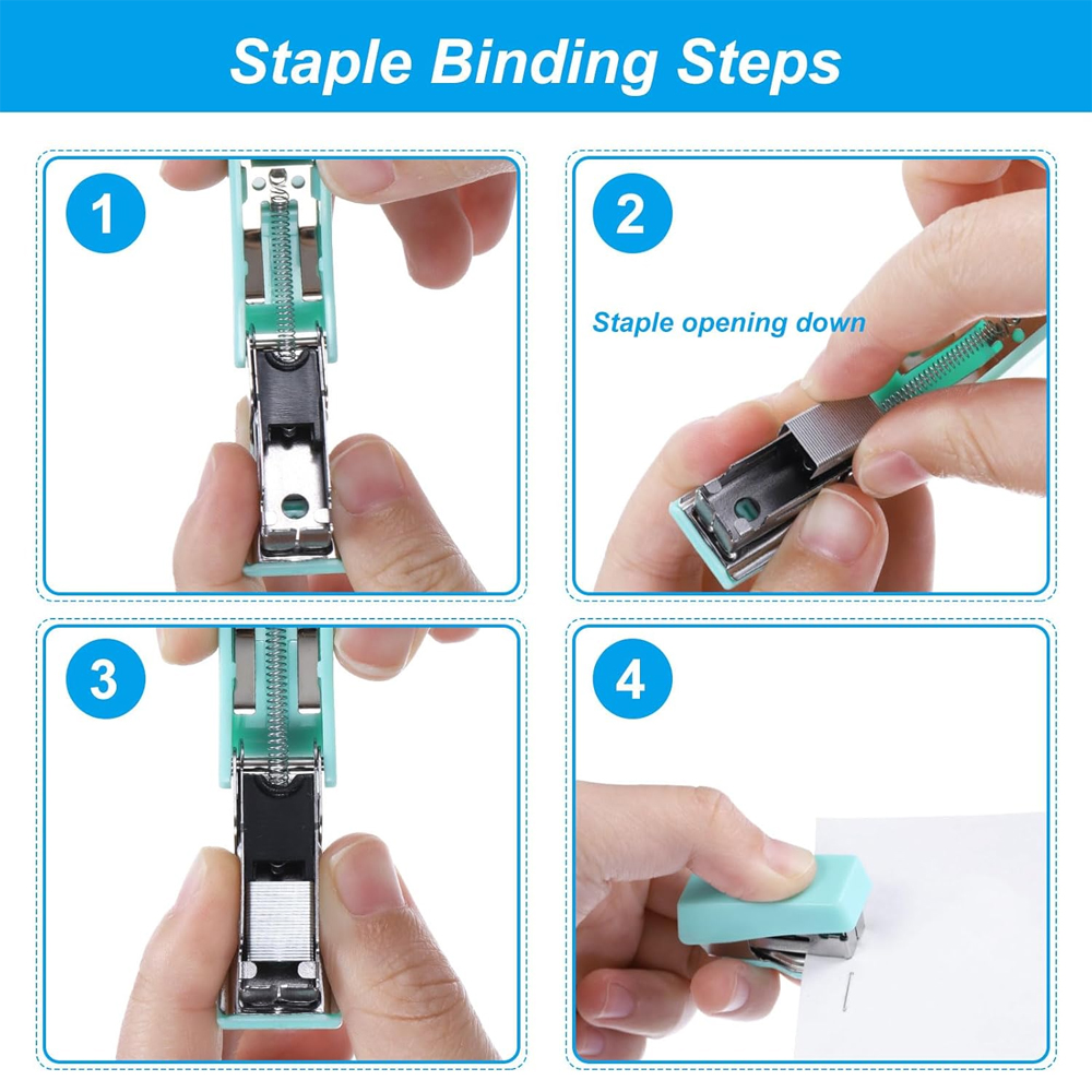 Star Babies - Mini Stapler And Staples - Pink