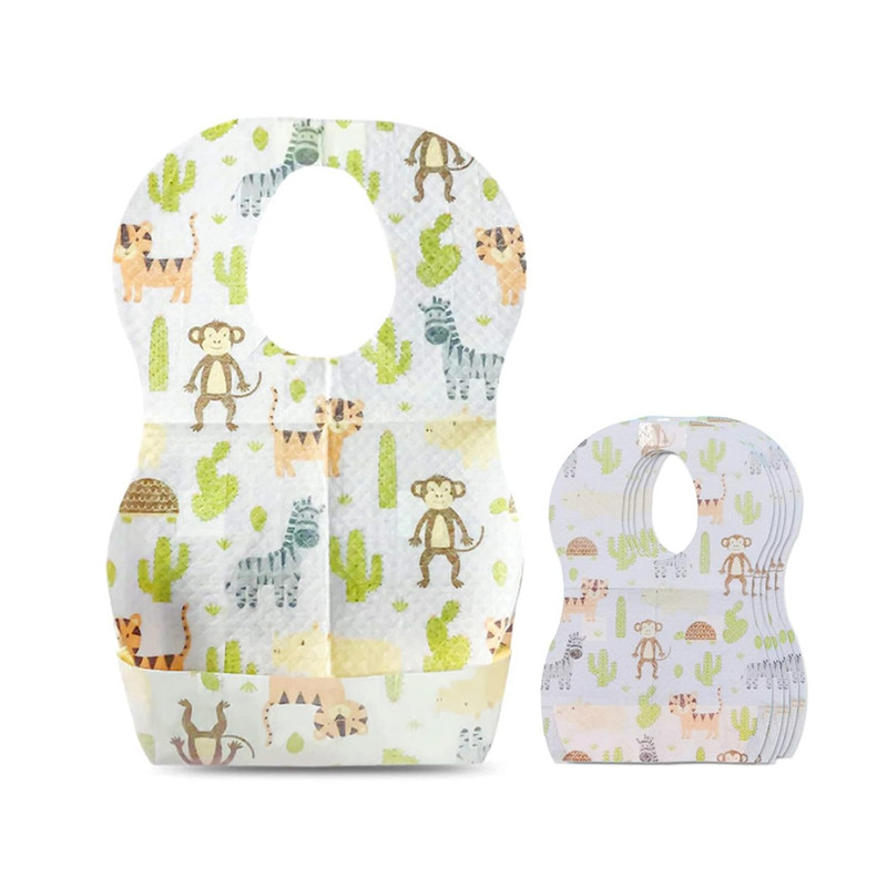 Star Babies - Disposable Bibs - Animal - Pack of 65