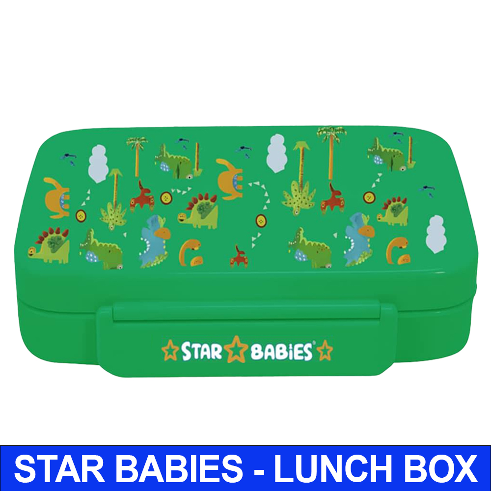 Star Babies - Bento Lunch Box With 4 Compartments - Jungle - Green