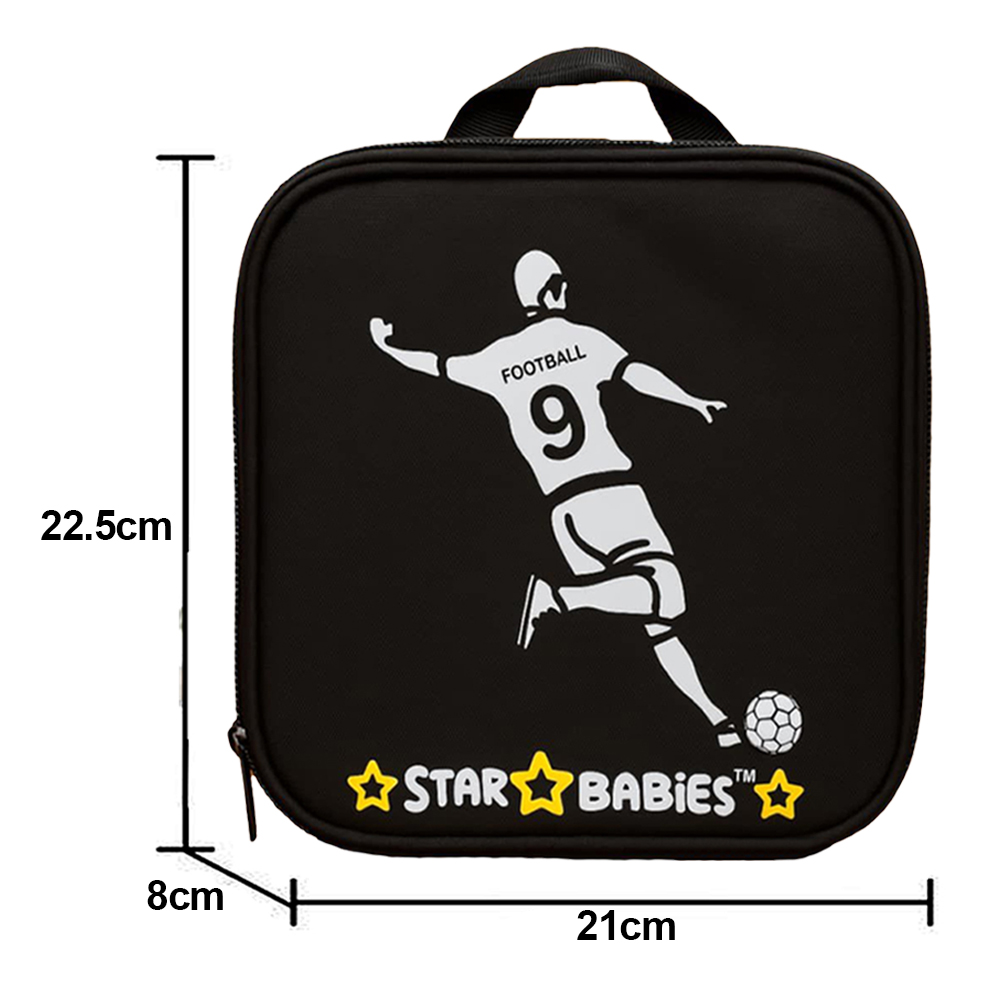 Star Babies - 5C - Football themed Bento Lunchbox - Insulated Lunch Bag