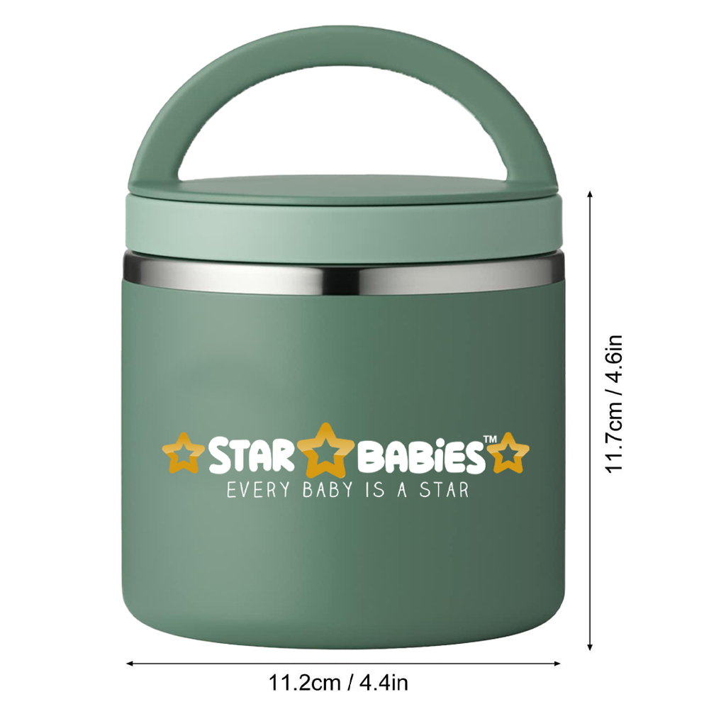 Star Babies - 5C - Brave Lion Bento Lunchbox - Stainless Steel 500ml Food Jar