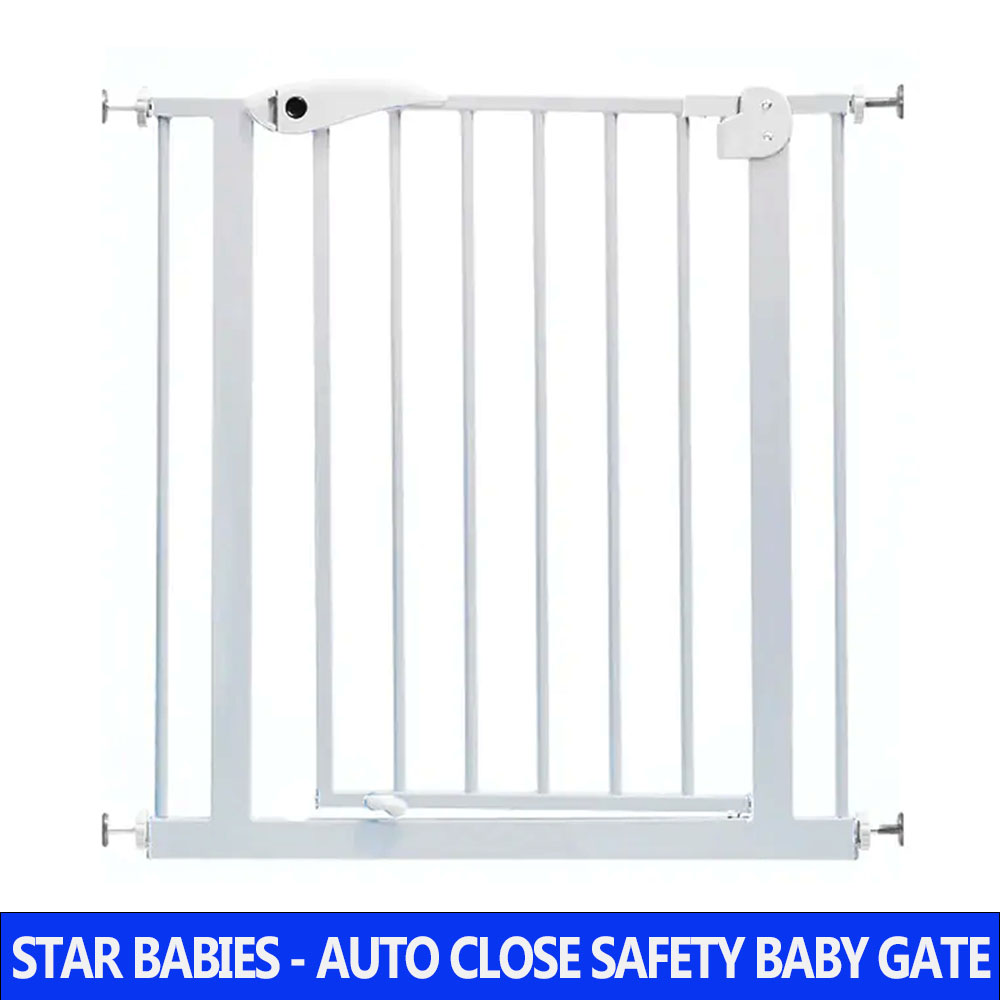 Star Babies - Auto Close Baby Safety Gate - 75-84 cm