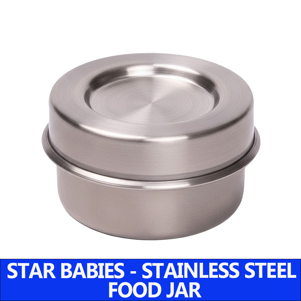 Star Babies - Stainless Steel Food Storage - Silver - 50 ml