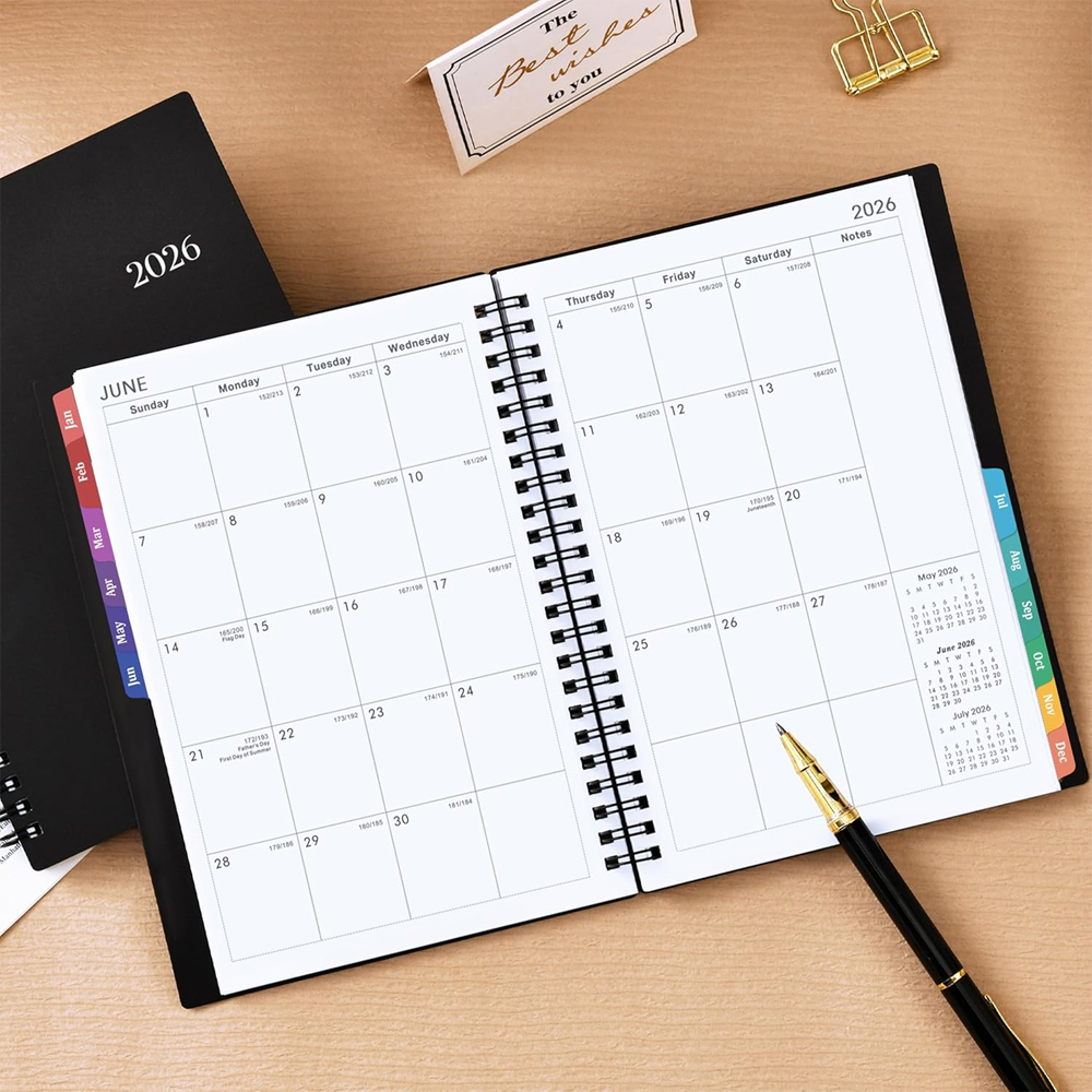 ستار بيبيز - دليل تخطيط أسبوعي وشهري لعام 2026 - متعدد الألوان