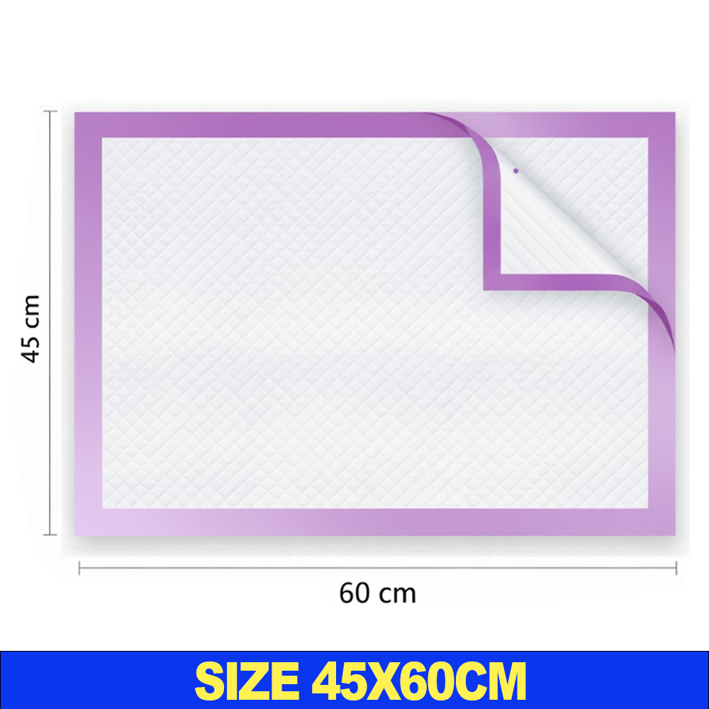 Star Babies Disposable Changing Mats - Pink/Lavender - 30 Pcs