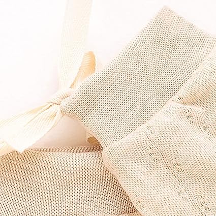 Factory Price - Knitted Newborn Hat & Mittens Gift Set - Stripes