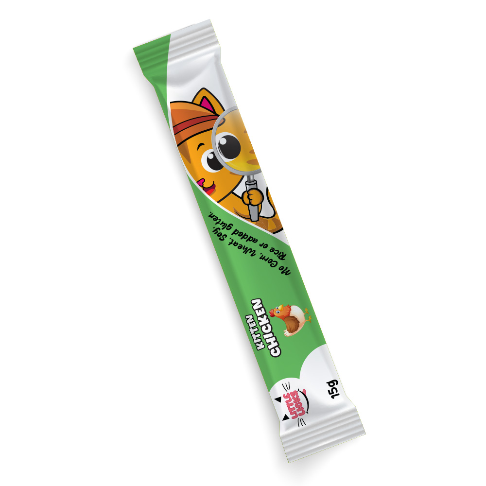 نوترا بيت - مكافآت ليتل ليكس كريمة دجاج - عبوة واحدة - 4 قطع