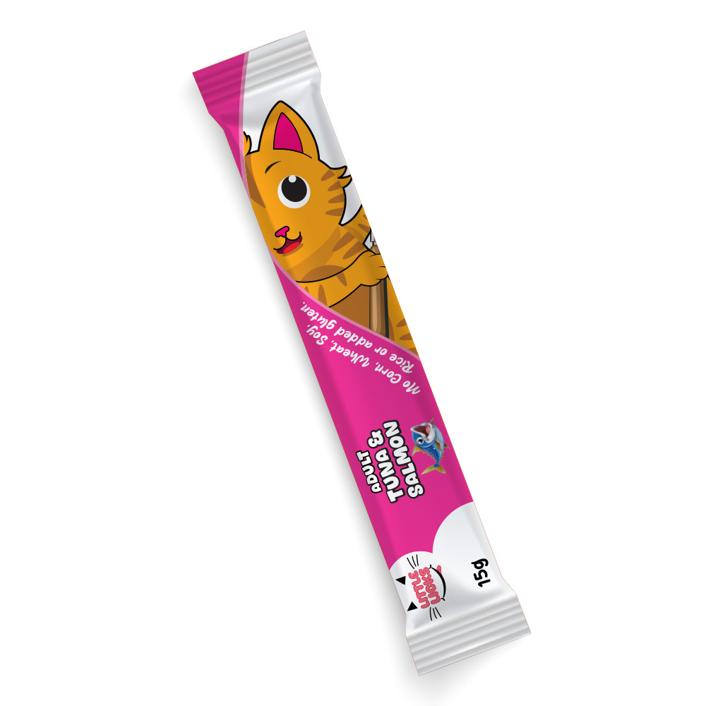 نيوترا بت - كريمة بيسك التونة والسلمون الصغيرة - عبوة من 1 - 4 قطع