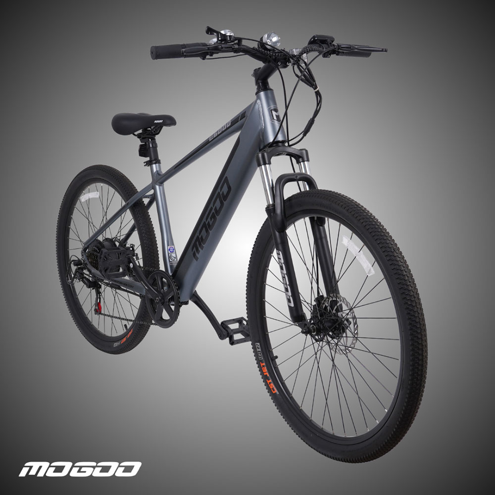 Mogoo - E6000 E-Mountain Bike - 27.5-Inch - Grey