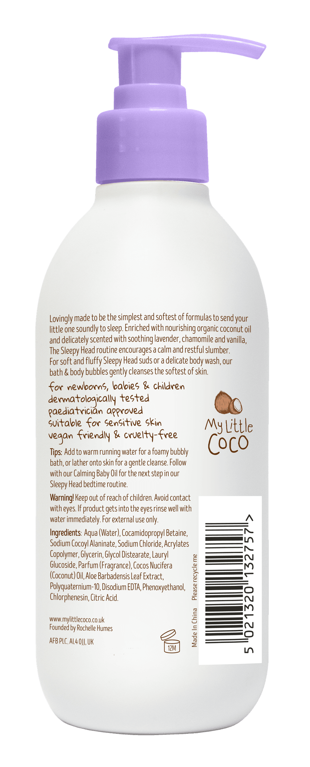 ماي ليتل كوكو - فقاعات استحمام وجسم برأس نعسان - 350 مل