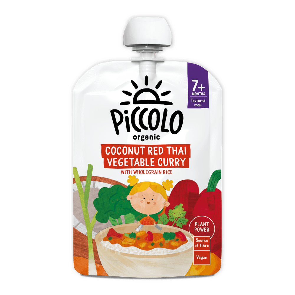 Piccolo - Organic Coconut Red Thai Vegetable Curry Baby Food - 130 gm