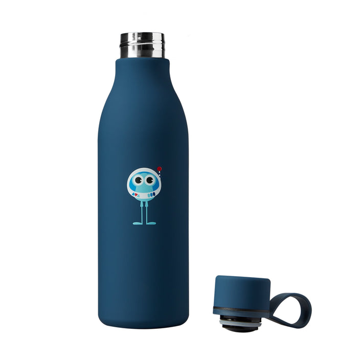Tinc - Spaceman Stainless Steel Soft Touch Water Bottle - Blue - 500 ml