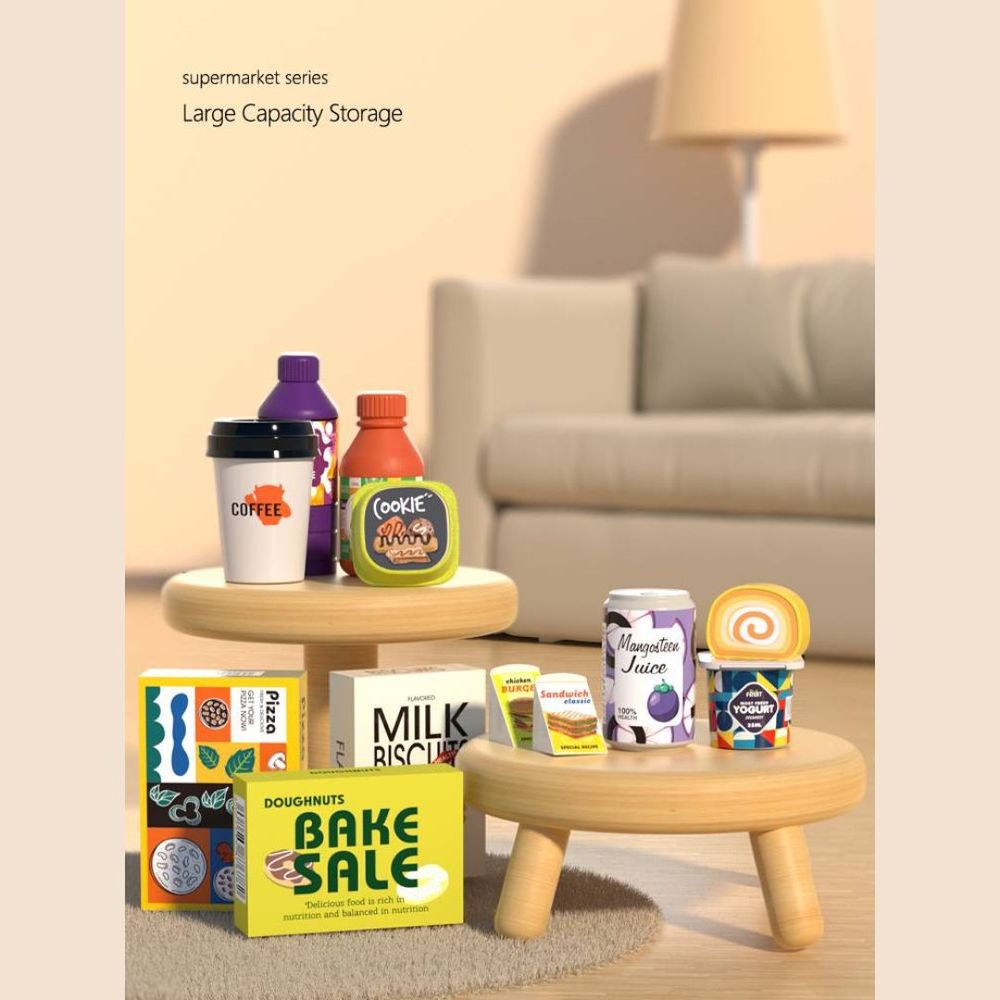 Mini Panda - Supermarket Combination Set - 26 Pcs