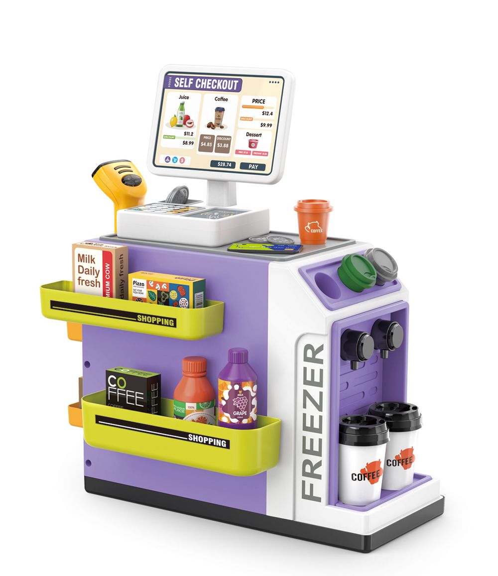 Mini Panda - Mini Supermarket Pretend Playset - Multicolor - 46 Pcs