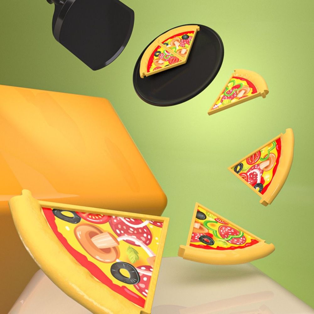 Mini Panda - Mini Pizza Pretend Playset - Multicolor - 66 Pcs