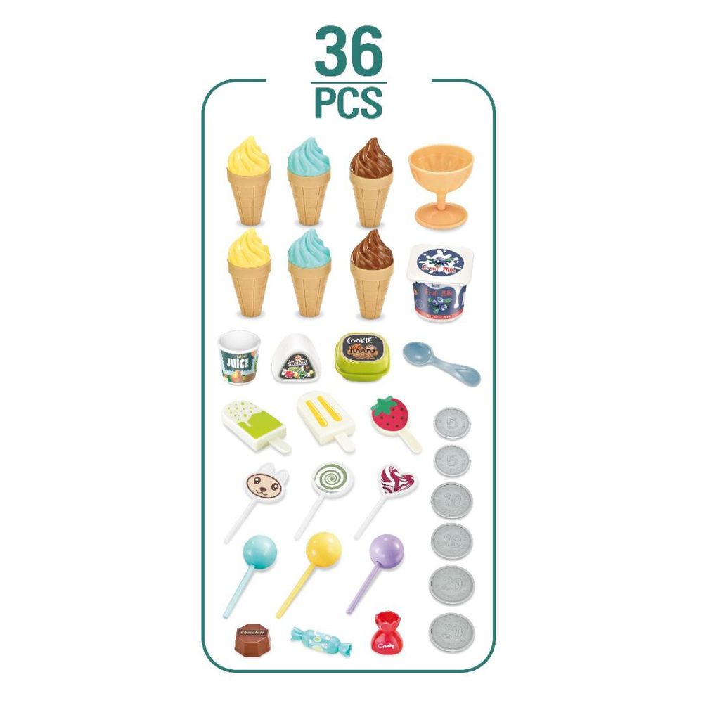 ميني باندا - عربية حلوى صغيرة - عدد 36