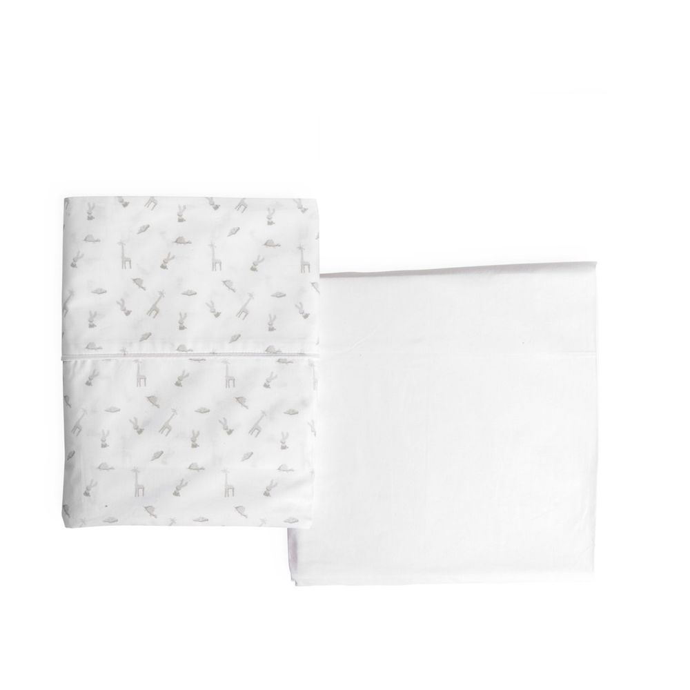 شيكو - طقم شرشف من القطن لسرير نكست2مي - سحاب - عدد 2