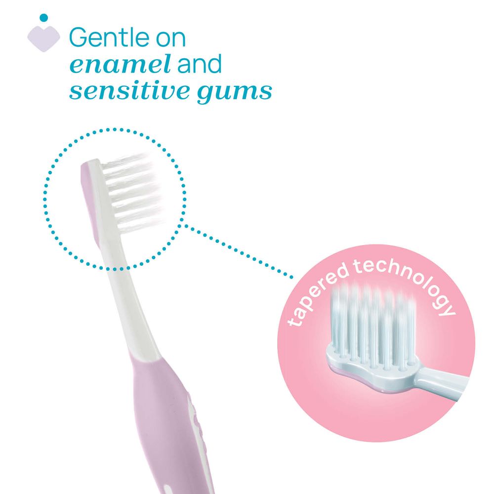 شيكو - فرشاة أسنان الأطفال الأولى - ليلكي