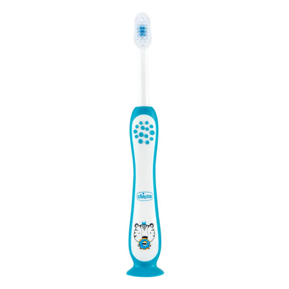 Chicco - Combo Toothbrushes - Tiger And Panda - 2 Pcs