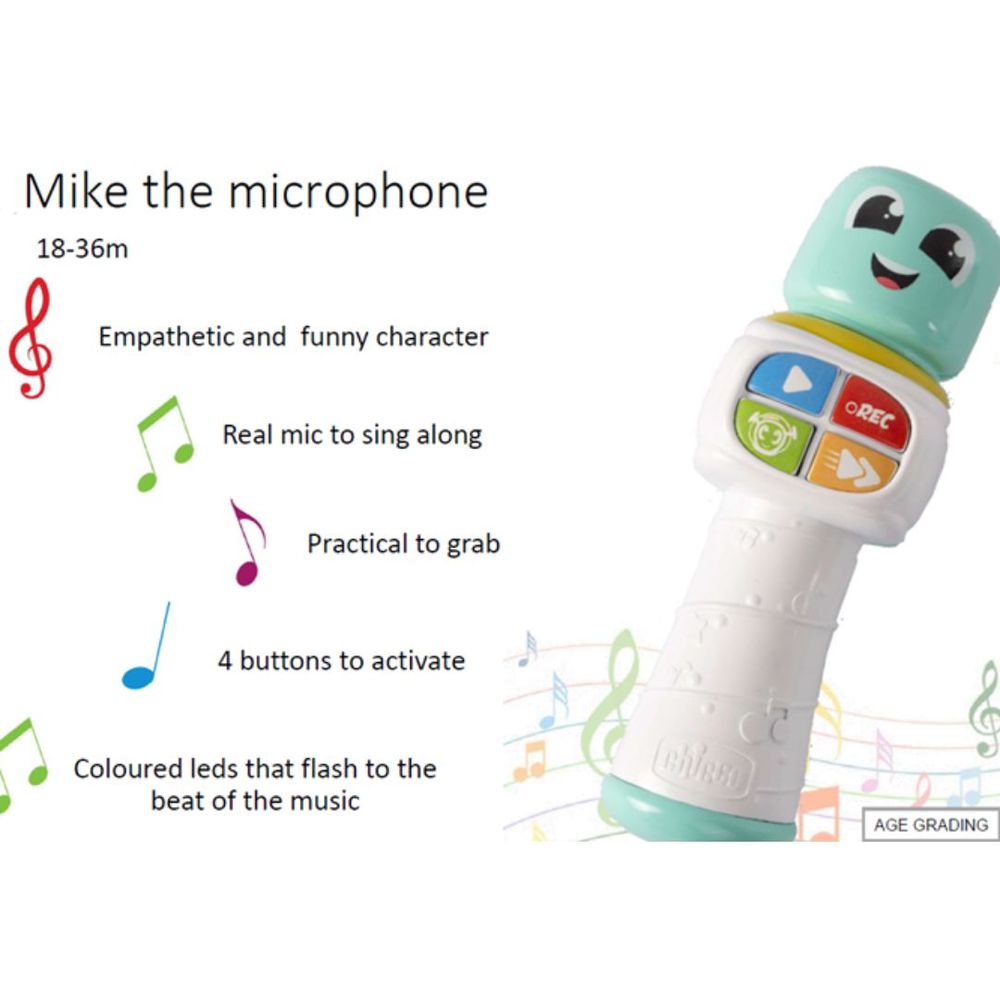 Chicco - Mike The Microphone - Multicolor