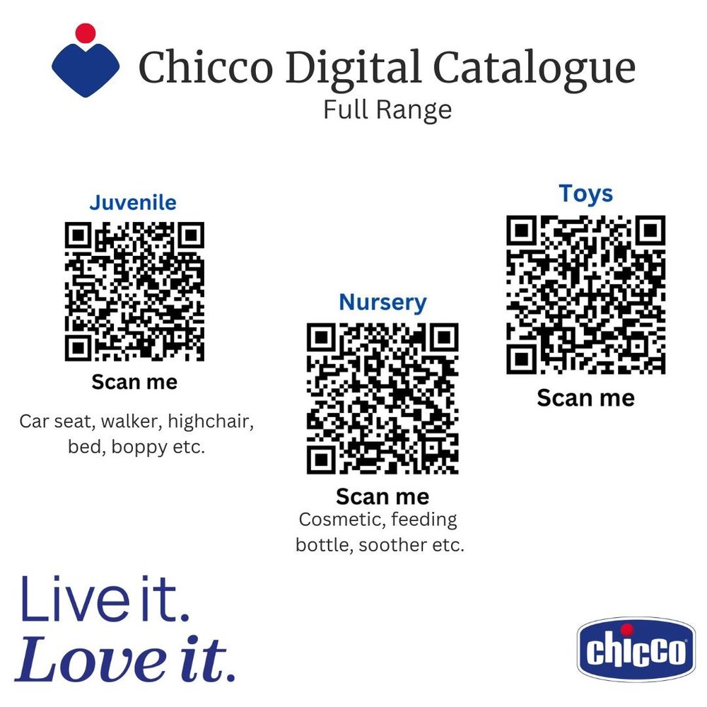 شيكو - كرسي طعام للدمى - متعدد الألوان