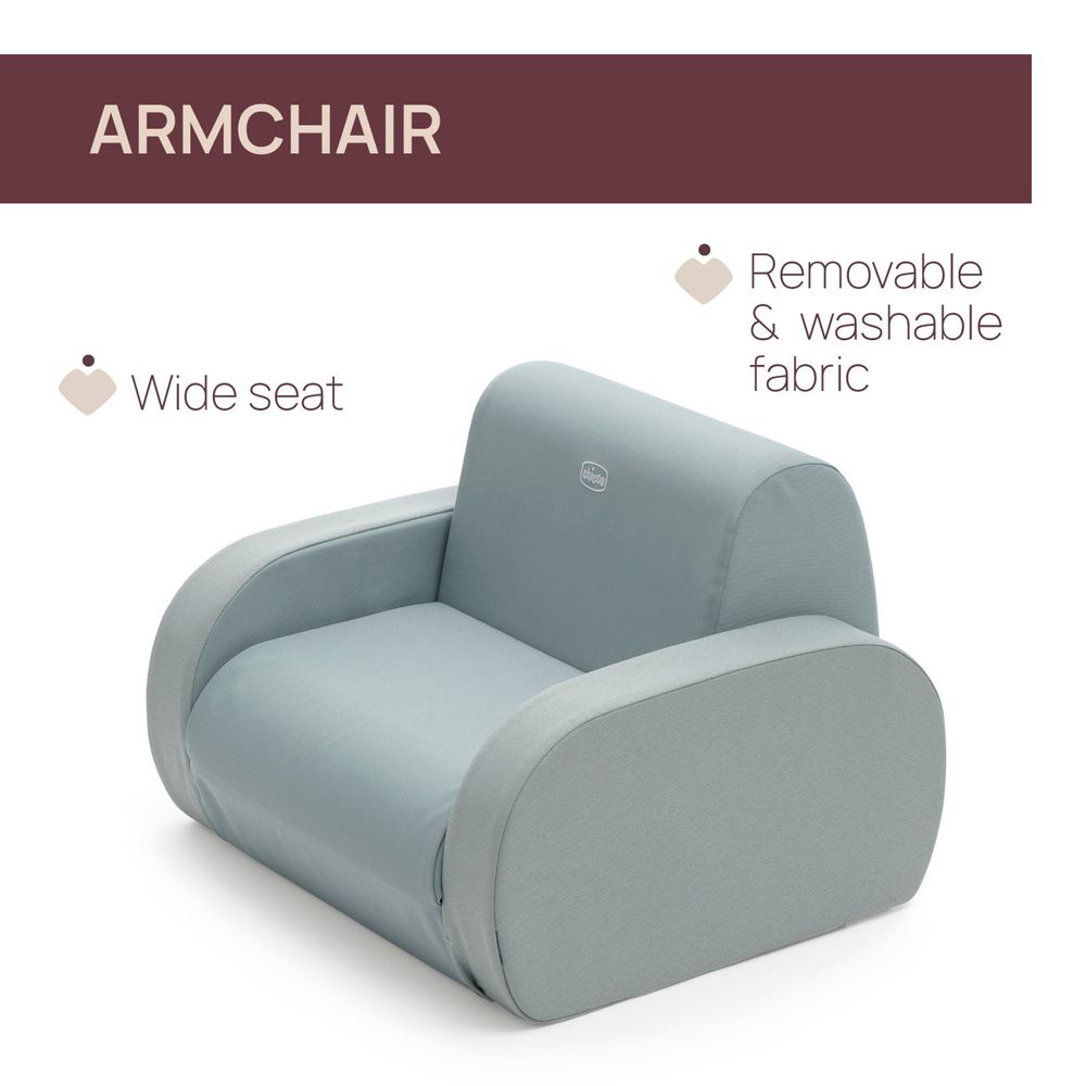 شيكو - كرسي بذراعين تويست - نعناعي