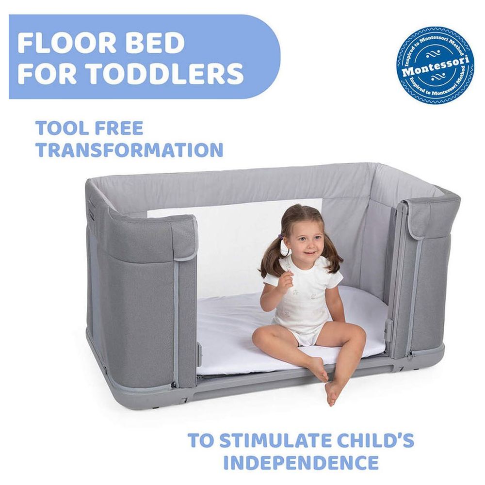 Chicco Next2Me Forever Co Sleeping Crib Ash Grey