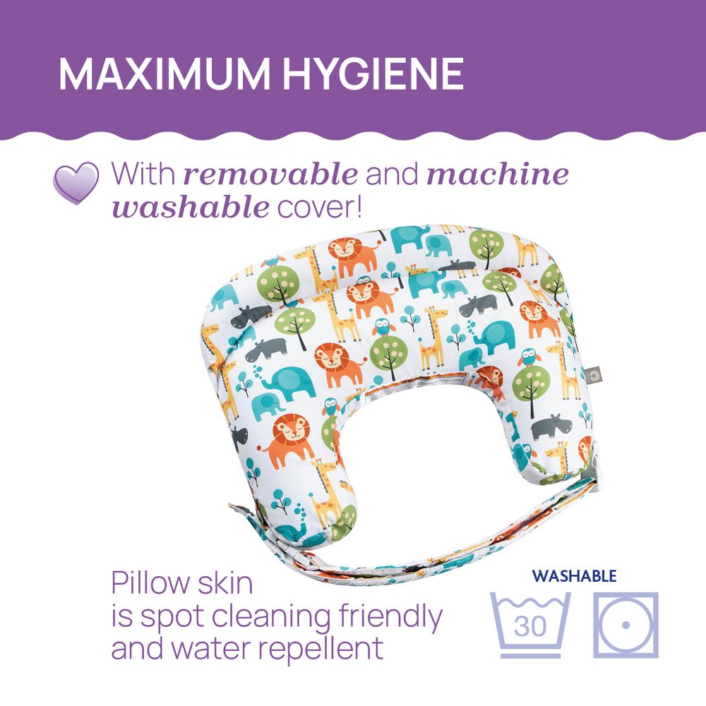 Chicco - Boppy Deluxe Nursing Pillow - Peaceful Jungle