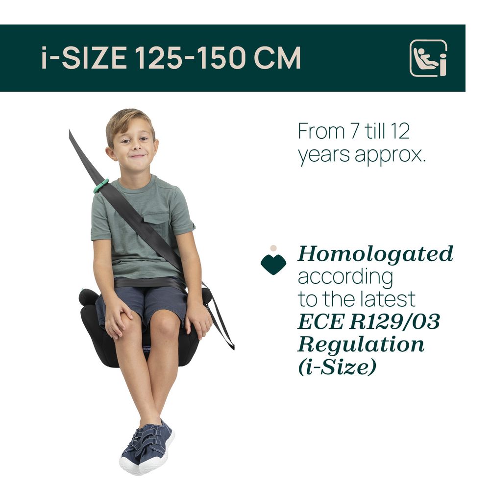 Chicco - Quasar Isize Booster Seat - Black