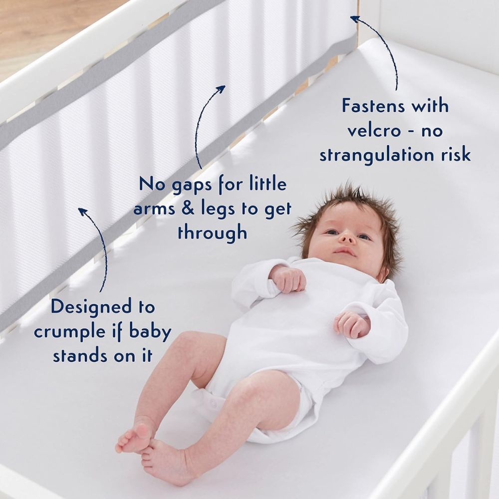 Purflo Breathable Cot Bumper Wraps