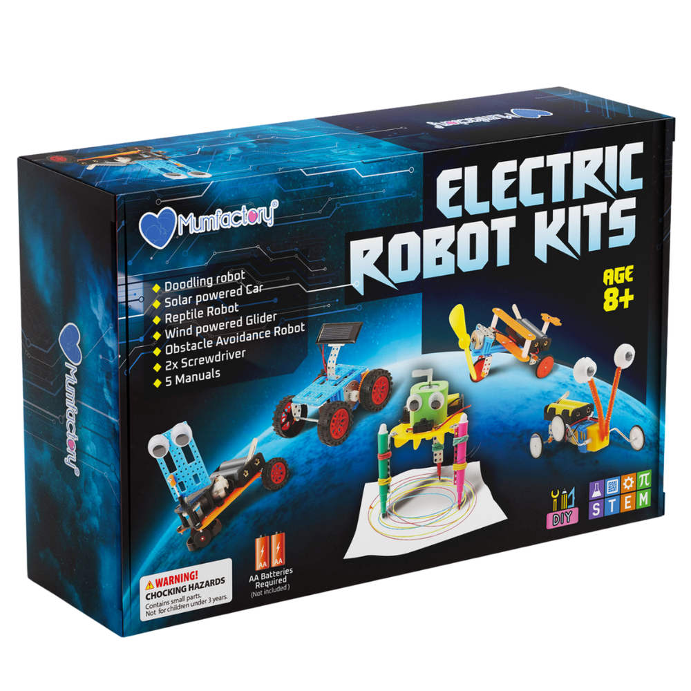 Mumfactory - Science Electric Robot Kit - 12 Pcs