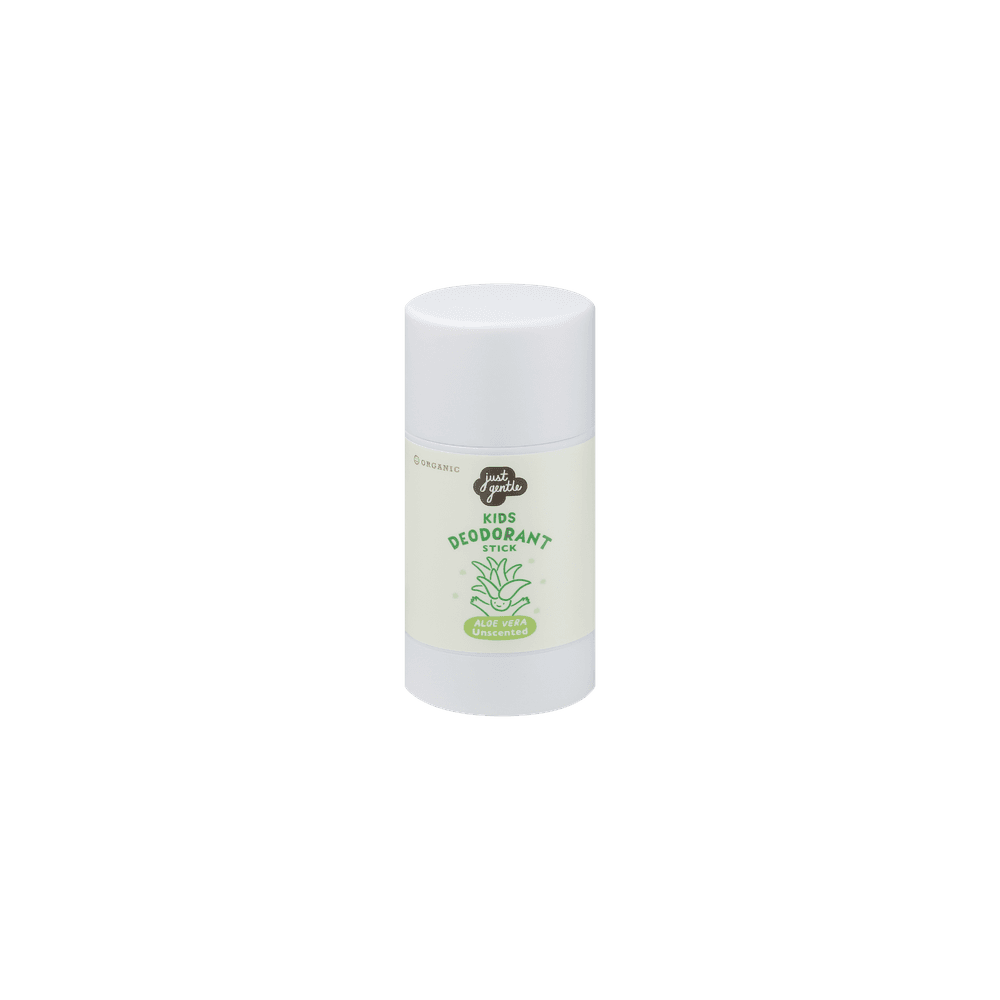 Organic Deodorant Stick - Aloe Vera Unscented -Kids & Teens 