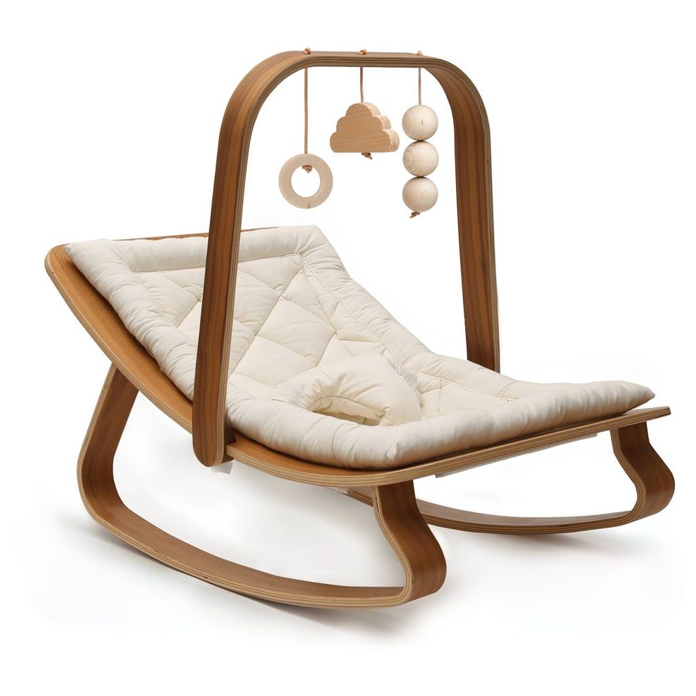 تشارلي كرين - كرسي هزاز للأطفال ليفو مع قوس نشاط