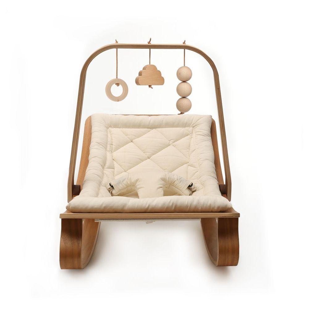 تشارلي كرين - كرسي هزاز للأطفال ليفو مع قوس نشاط