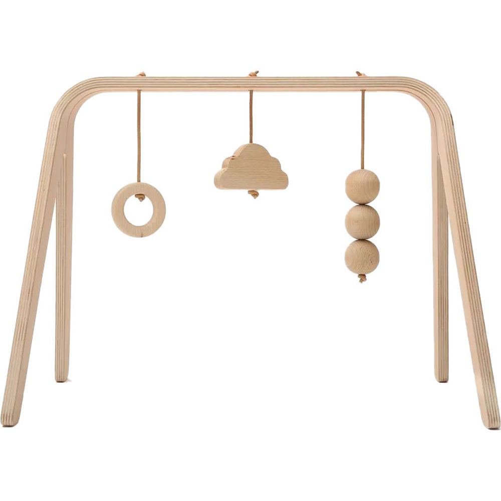 Charlie Crane - Naho Awakening Arch With Wooden Toys - Brown