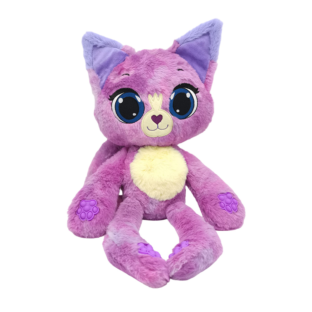 Bubble Pops - Grape Glee Kitty Plush Toy - 13.38-Inch