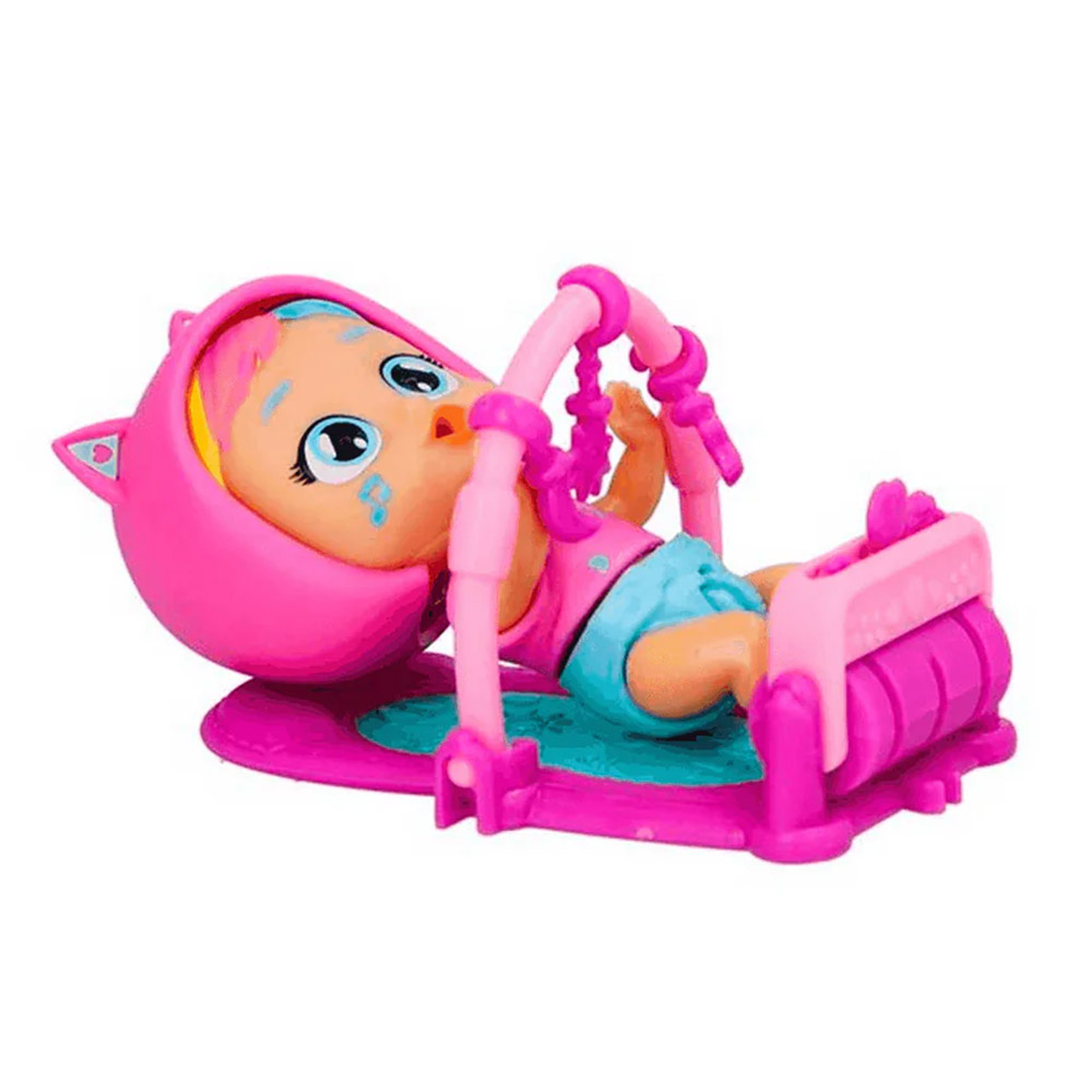 Cry Babies - Play Time Millie Crawling Baby & Activity Gym Playset - 7 Pcs