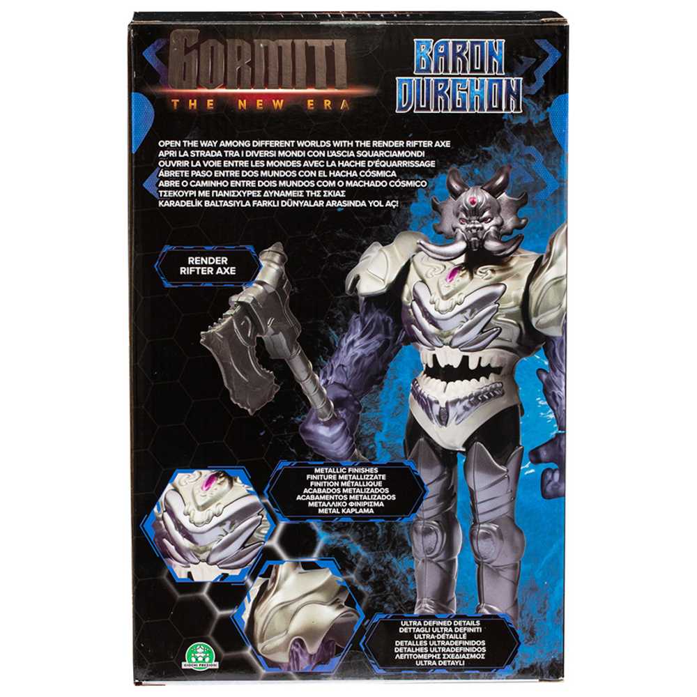 Gormiti - The New Era Villain Action Figure - Baron Durgh - 10.62-Inch