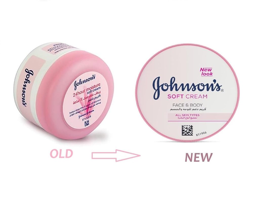 جونسون آند جونسون - كريم ناعم للوجه والجسم - 100 مل