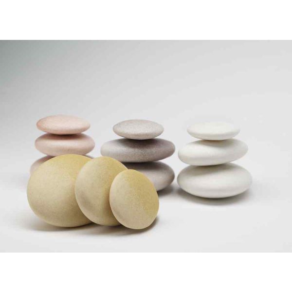 أحجار فرز طبيعية من يلو دور - 12 قطعة