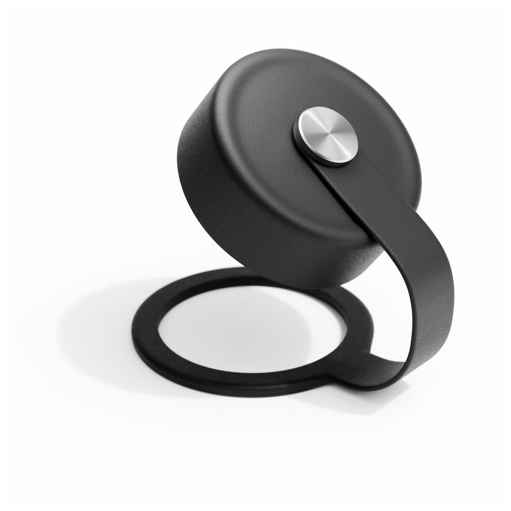 Beola - Vaccum Insulated Water Bottle With 2 Lids - Mountain Black - 1200ml