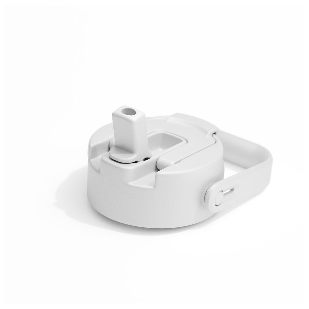 Beola - Vaccum Insulated Water Bottle With 2 Lids - Sparkling White - 1200ml