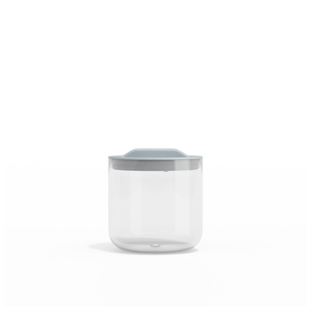 Beola - Insulated Stainless Steel Food Jar Thermos With Snack Container - Ice Blue - 600 ml