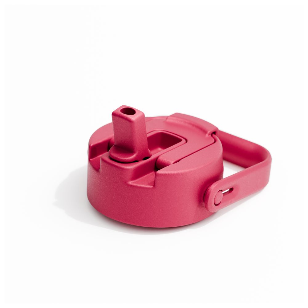 Beola - Vaccum Insulated Water Bottle With 2 Lids - Raspberry - 950ml