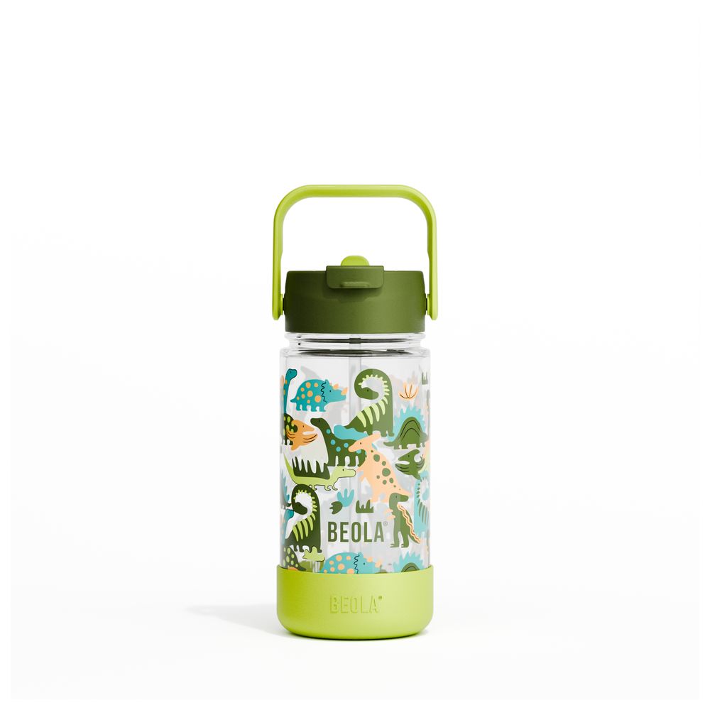 Beola - Kids Tritan Straw Lid Water Bottle - Dino Dreams - 500ml