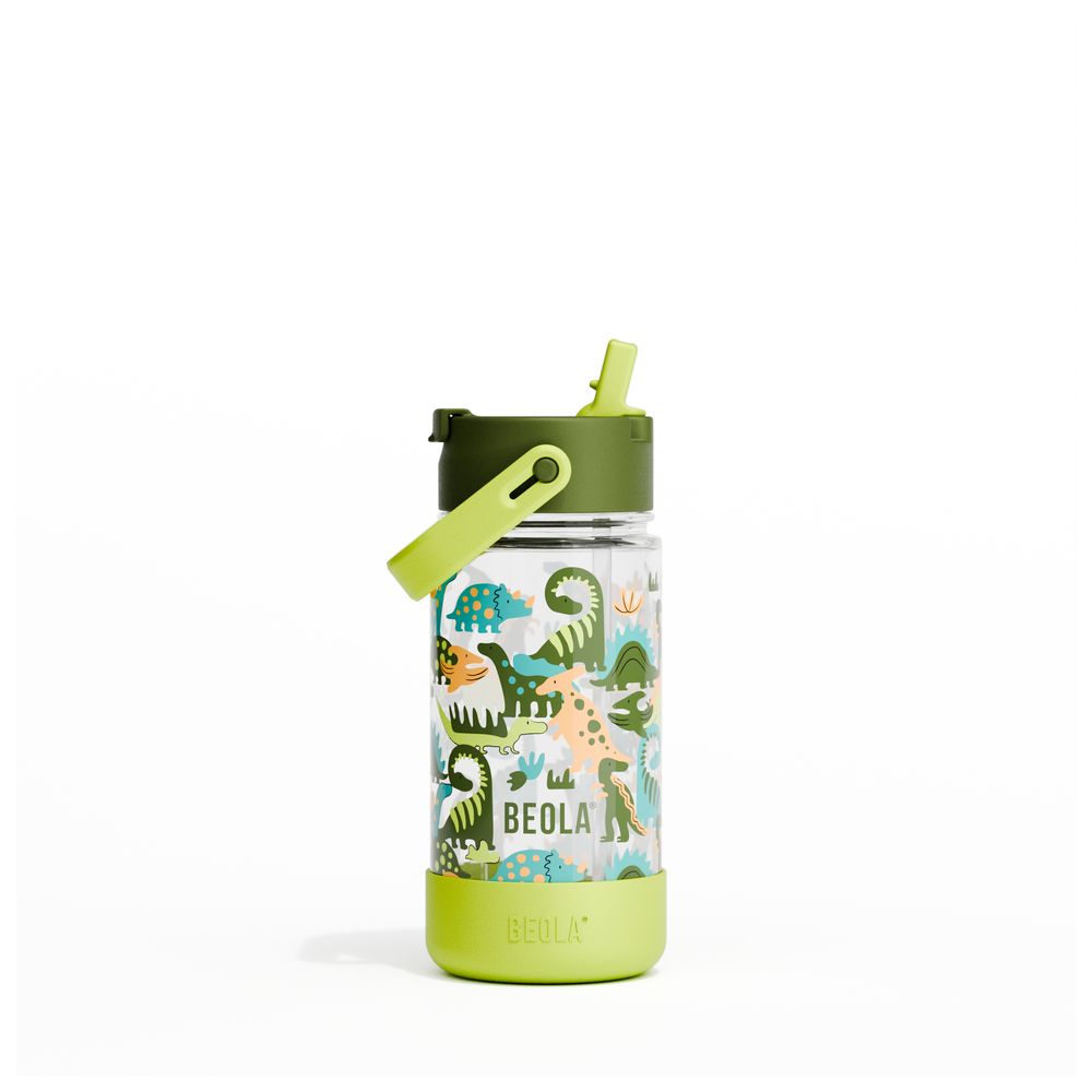 Beola - Kids Tritan Straw Lid Water Bottle - Dino Dreams - 500ml