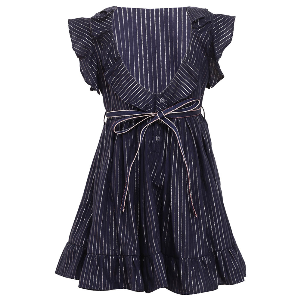 A Little Fable - Flutter Dress - Navy