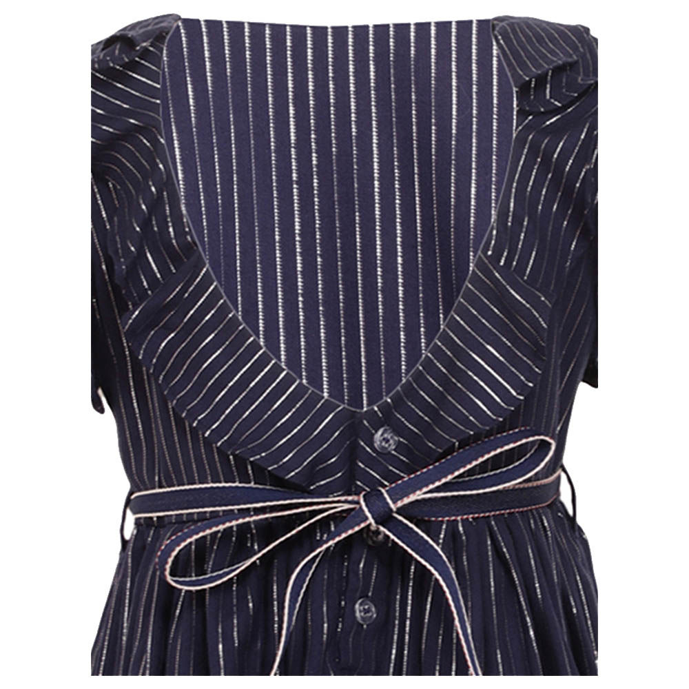 A Little Fable - Flutter Dress - Navy