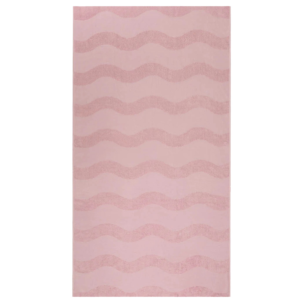 فلامنغو - منشفة شاطئ للأطفال - وردي فاتح