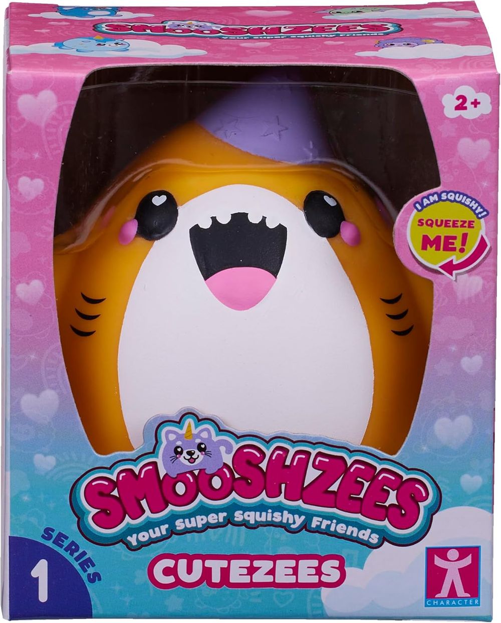 SMOOSHZEES - Cutezees Bambo Supersoft Cuddly And Squishy Toy - Yellow